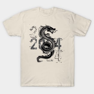 Chinese New Year of Wood Dragon 2024 T-Shirt